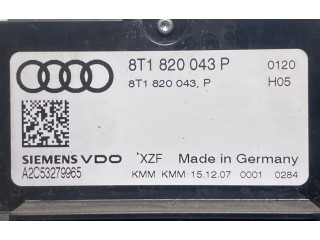 Блок управления климат-контролем 8T1820043P, A2C53279965   Audi A5 8T 8F