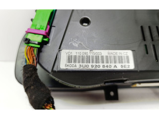 Панель приборов 3U0920840A Skoda Superb B5 (3U)