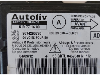 Блок подушек безопасности 9674290780, 619771400 Citroen Berlingo