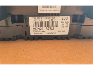 Панель приборов 2K5920876J, 2K5920876J Volkswagen Caddy