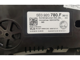 Панель приборов 5E0920780F, 5E0920780F   Skoda Octavia Mk3 (5E)       