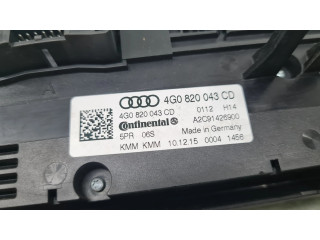 Блок управления климат-контролем 4G0820043CD   Audi A6 C7
