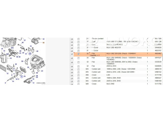 Вентилятор печки    5331236, 4635462   Saab 9-5
