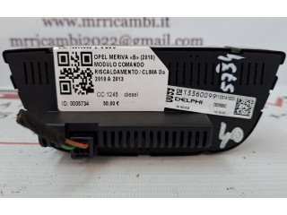 Блок управления климат-контролем 13360099, 13360099   Opel Meriva B