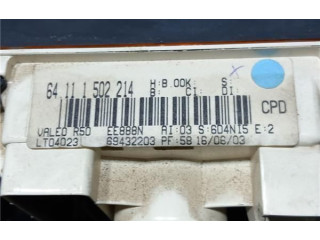 Блок управления климат-контролем 64111502214 Mini One Cooper R50 53