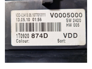 Панель приборов 1T0920874D, V0005000   Volkswagen Touran II       