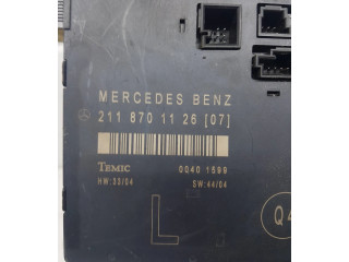 Блок управления дверью 2118701126, 00401599   Mercedes-Benz E W211