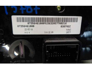 Блок управления климат-контролем 735686721, 55263842 Fiat 500X