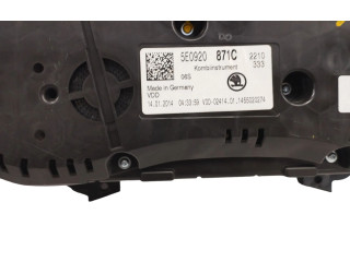 Панель приборов 5E0920871C, A2C83639900   Skoda Octavia Mk3 (5E)       