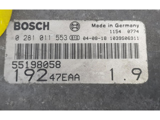 Řídící jednotka 0281011553, 55198058 Fiat Stilo 2003