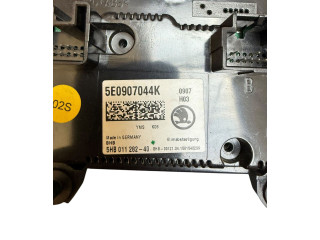 Блок управления климат-контролем 5E0907044K, 5HB01128240 Skoda Octavia Mk3 (5E)