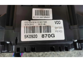 Панель приборов 5K0920870G Volkswagen Golf VI