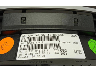 Панель приборов A2515403647   Mercedes-Benz ML W164       