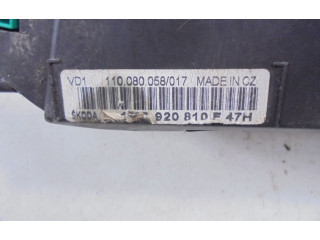 Панель приборов 1U0920810F, 1U0920810F   Skoda Octavia Mk1 (1U)       