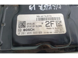Блок управления двигателя 0281035669, 23710118S Dacia Dokker