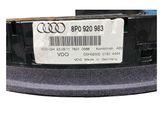 Спидометр (приборный щиток) 8P0920983, 81071521 Audi A3 S3 A3 Sportback 8P