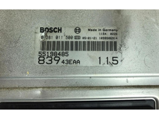 Řídící jednotka 55198485, 0281011500   Lancia Lybra 