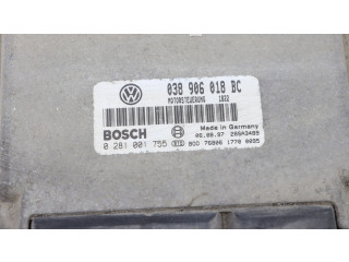 Блок управления двигателя 038906018BC, 0281001755 Skoda Octavia Mk1 (1U)
