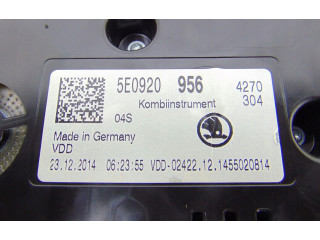 Панель приборов 5E0920956 Skoda Octavia Mk3 (5E)