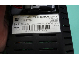 Дисплей 13381053, 28321369 Vauxhall Zafira B