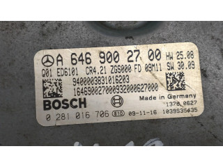 Řídící jednotka A6469002700, 0281016706 Mercedes-Benz Vito Viano W639 2009