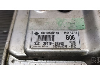 Блок управления двигателя 391192B260, 9001090051KD   KIA Ceed