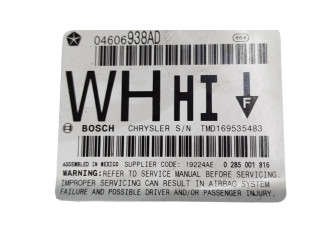 Блок подушек безопасности 04606938AD, 0285001816   Jeep Grand Cherokee (WK)