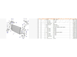 Интеркулер 12765753 Saab 9-3 Ver2