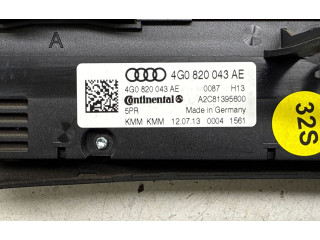 Блок управления климат-контролем 4G0820043AE, A2C81395600   Audi A6 S6 C7 4G