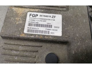 Блок управления двигателя 55194015ZF, 55194015 Opel Combo C