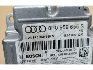 Блок подушек безопасности 8P0959655S, 0285010917   Audi A3 S3 8P
