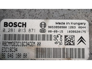 Řídící jednotka 0281013871, 9664618080 Citroen Berlingo 2010