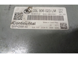 Блок управления двигателя 03L906023LM, 5WP42688AA Skoda Rapid (NH)