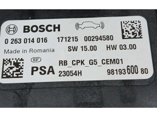 Блок управления 9819360080, BOSCH   Peugeot 5008