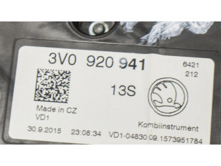 Панель приборов A2C53427456, A2C90194601 Skoda Superb B8 (3V)