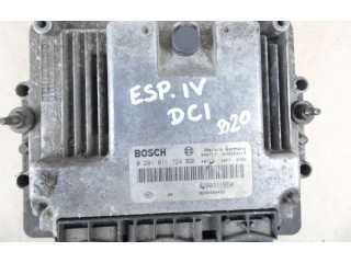 Řídící jednotka 8200311550, 0281011724 Renault Espace IV 2006