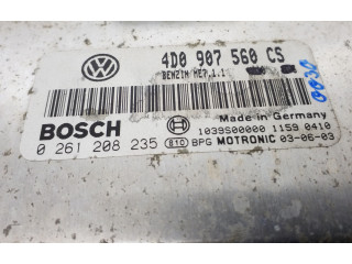 Блок управления двигателем Блок управления 4D0907560CS, 0261208235   Volkswagen Phaeton
