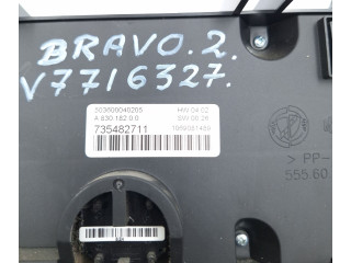 Блок управления климат-контролем 735482711, 503600040205 Fiat Bravo Brava