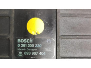 Блок управления двигателя 893907404, 0261200220 Audi 80 90 B3