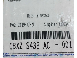 Подушка безопасности пассажира CBXZS435AC Jeep Wrangler