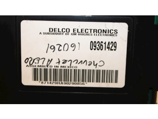 Блок управления 09361429, 09361429 Chevrolet Alero