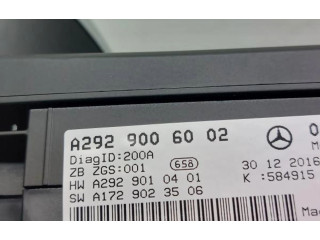 Панель приборов A2929006002, 0263739110 Mercedes-Benz GLE AMG (W166 - C292)