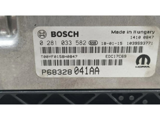 Блок управления двигателя P68328041AA, 0281033582   Jeep Compass
