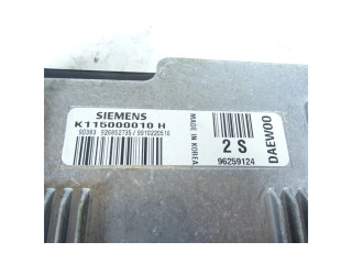 Блок управления двигателем Блок управления 96259124, 96259124   Chevrolet Matiz