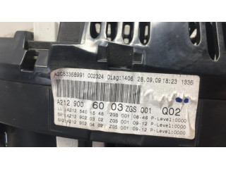 Панель приборов A2129006003, A2129020302   Mercedes-Benz E W212       