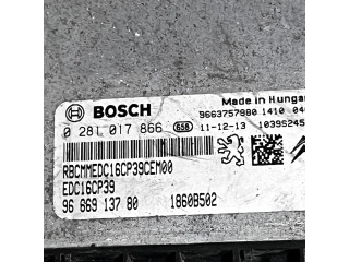 Блок управления двигателя 9663757980, 1860B502   Citroen C-Crosser