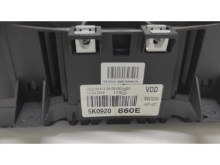 Панель приборов 5K0920860E Volkswagen Golf VI