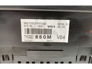 Geschwindigkeitsmesser Cockpit 7H0920850M, 88311346 Volkswagen Transporter - Caravelle T5