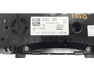Панель приборов 8V0920872, A2C94972900 Audi A3 S3 8V