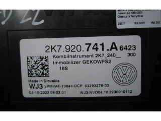 Přístrojová deska Volkswagen Caddy 2022 2K7920741A, 2K7240
